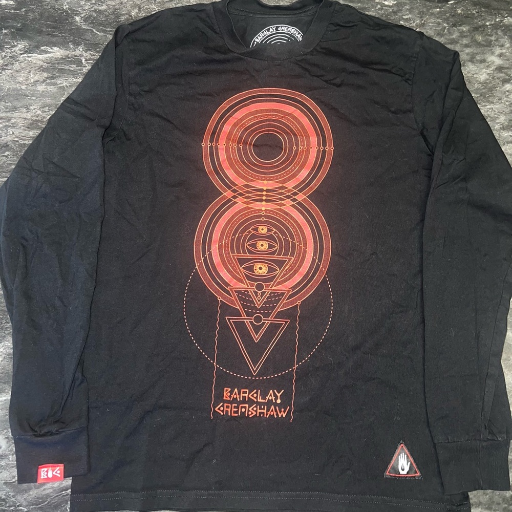 Barclay Crenshaw Red Circle Channel Long Sleeve